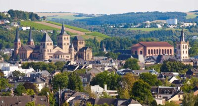 Blick auf Trier vom Jugendhaus