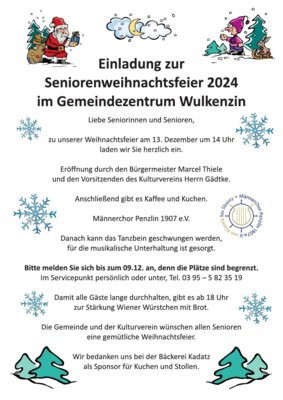 Seniorenweihnachtsfeier