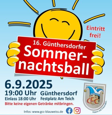 16. Günthersdorfer Sommernachtsball