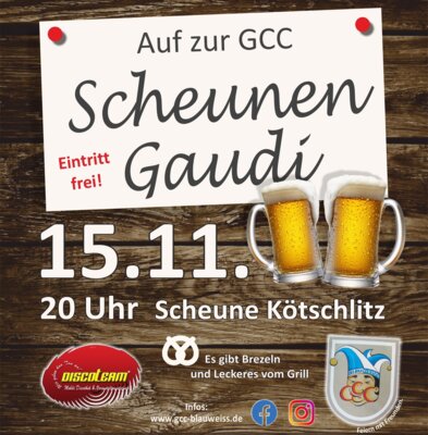 GCC Scheunen Gaudi - Eintritt frei