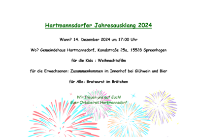 Jahresausklang Hartmannsdorf 2024 (Bild vergrößern)