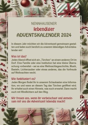 Flyer Adventskalender 2024 (Bild vergrößern)