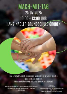 Veranstaltung: Mach-Mit-Tag für Grundschüler Fr 25.​07.​2025