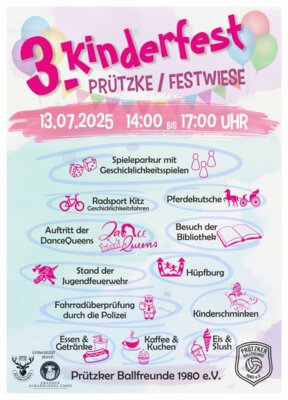 Veranstaltung: 3. Kinderfest So 13. 07. 2025