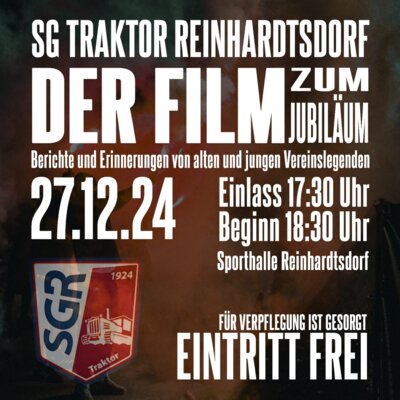 Veranstaltung: SG Traktor Reinhardtsdorf - Zeitreise eines Vereins Fr 27. 12. 2024