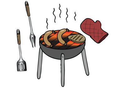 Holzkohlegrill