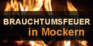 Brauchtumsfeuer in Mockern (Bild vergrößern)