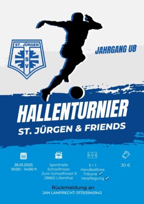 Flyer Hallenturnier U8