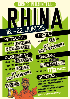 Kirmes in Rhina