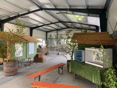 Impression Maifest 2024 Tierausstellung und Kanin-Hopp