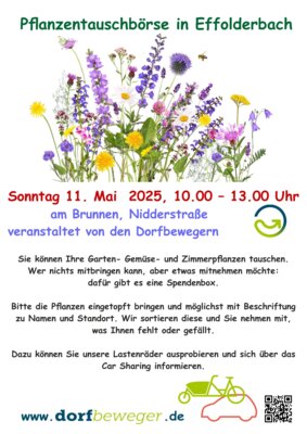 Foto: Pflanzentauschbörse - Dorfbeweger (Bild vergrößern)