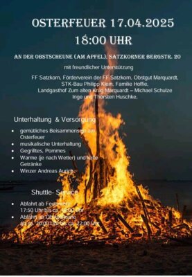 Veranstaltung: Osterfeuer