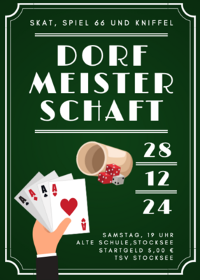 Veranstaltung: Dorfmeisterschaft 2024 Sa 28. 12. 2024