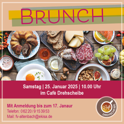 Veranstaltung: Brunch im Café Sa 25.01.2025