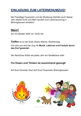 Laternenumzug (Bild vergr&ouml;&szlig;ern)