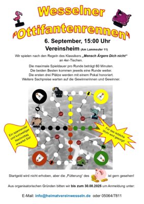 Einladung zum Ottifanten-Rennen