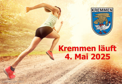 Plakat zur Veranstaltung - Läuferin setzt zum Sprint auf Waldweg an