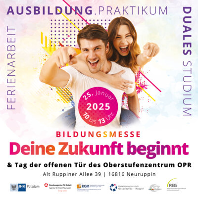 Veranstaltung: BILDUNGSMESSE 2025 - Deine Zukunft beginnt Sa 25. 01. 2025
