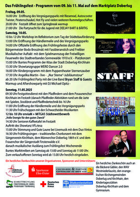 Flyer Frühlingsfest (Bild vergrößern)