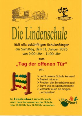 PLAKAT - Tag der offenen Tür (Bild vergrößern)