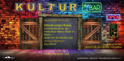 Flyer Kulturbar 23.03.25 (Bild vergrößern)
