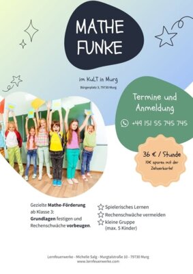 Flyer Mathekurs Klasse 3
