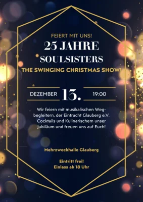 Veranstaltung: Jubil&auml;umskonzert - 25 Jahre Soulsisters Sa 13.​12.​2025