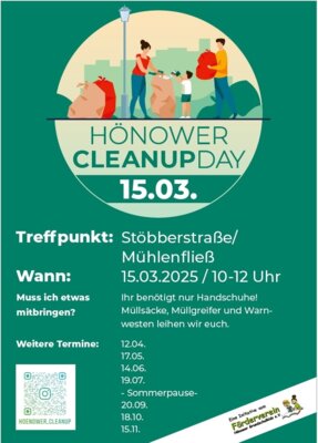 Flyer zur Veranstalting mit weiteren Hinweisen
