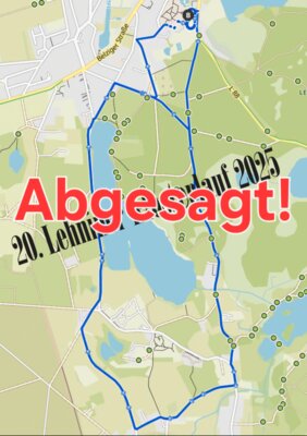 Veranstaltung: 20. Lehniner Klosterlauf / Abgesagt Do 01. 05. 2025