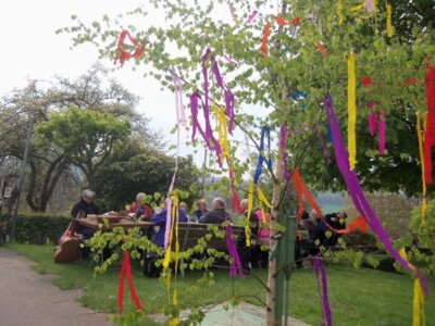 1. Mai bei der Schlehberghütte