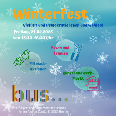 Winterfest auf dem Gelände des bus...