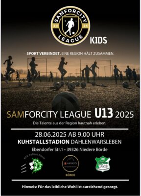 Veranstaltung: Samforcity League U13 Sa 28. 06. 2025