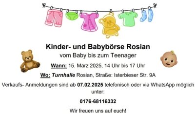 Kinder- und Babybörse Rosian