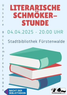 Veranstaltung: Literarische Schmökerstunde Fr 04. 04. 2025