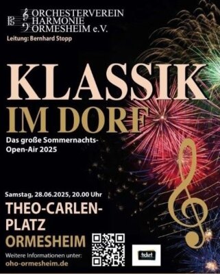 "Klassik im Dorf" Orchesterverein Harmonie Ormesheim