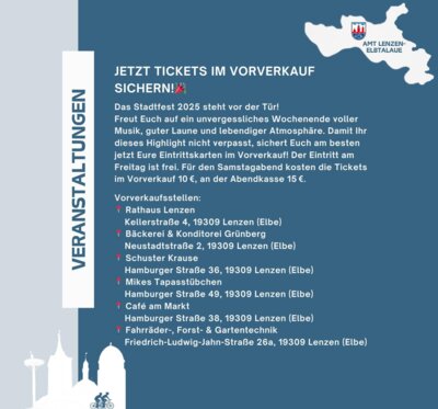 Jetzt Tickets im Vorverkauf sichern!🎉