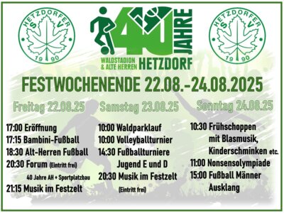 Programmübersicht (Bild vergrößern)