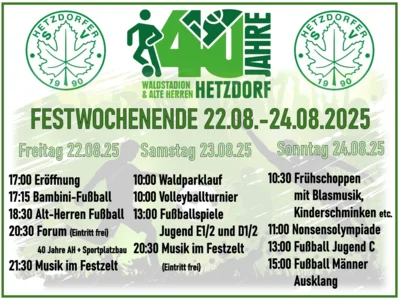 Programmübersicht (Bild vergrößern)