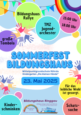Veranstaltung: Sommerfest des Bildungshauses Röhrda Fr 23. 05. 2025