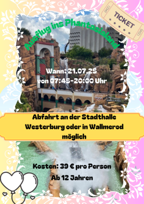 Veranstaltung: Phantasialand Mo 21. 07. 2025