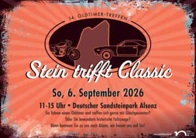 Veranstaltung: 14. Oldtimer-Treffen - Stein trifft Classic So 06.​09.​2026