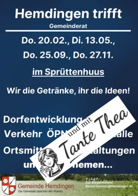 Veranstaltung: Hemdinger Stammtisch Do 25.​09.​2025