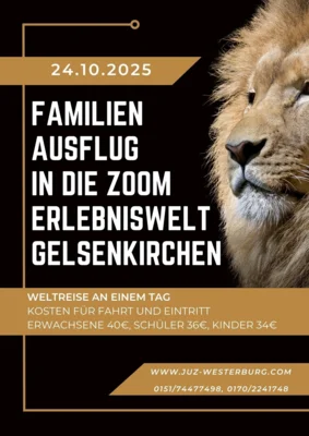 Veranstaltung: Familienfahrt im die Zoom Erlebniswelt nach Gelsenkirchen Fr 24.​10.​2025