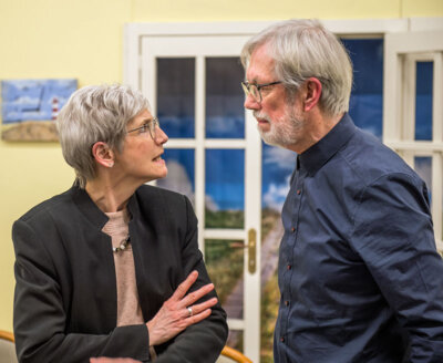 De Kieskuhl: Heike Berg als Heike Lenz, Andreas Rode als ihr Mann Norbert Lenz