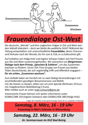 Frauendialoge Ost-West (Bild vergrößern)