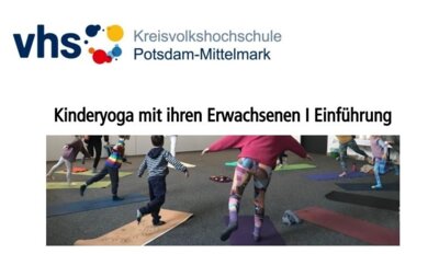 Kinderyoga mit ihren Erwachsenen I Einführung (Bild vergrößern)