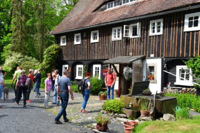 Umgebindehaus der einstigen Ölmühle