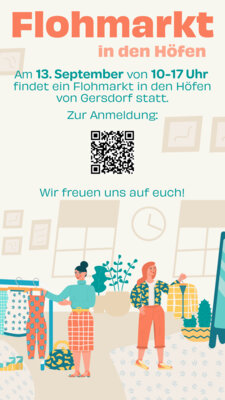 Veranstaltung: Flohmarkt in den Höfen Sa 13.​09.​2025