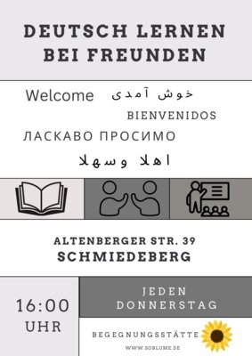 Sprachcafé - Deutsch lernen bei Freunden