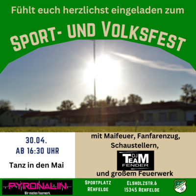 Veranstaltung: Sport- und Volksfest (Maifest)